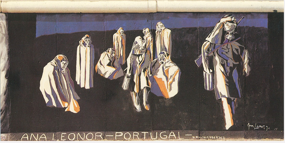Ana L. M. Rodrigues, Ohne Titel, 1990 © Stiftung Berliner Mauer, Postkarte