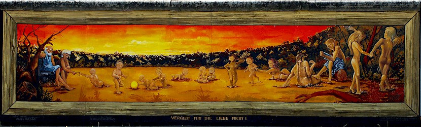 Henry Schmidt, Vergesst mir die Liebe nicht, 2009 © Stiftung Berliner Mauer, Foto: Günther Schaefer