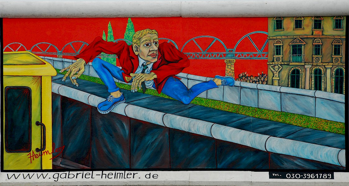 Gabriel Heimler, Mauerspringer, 2009 © Stiftung Berliner Mauer, Foto: Günther Schaefer