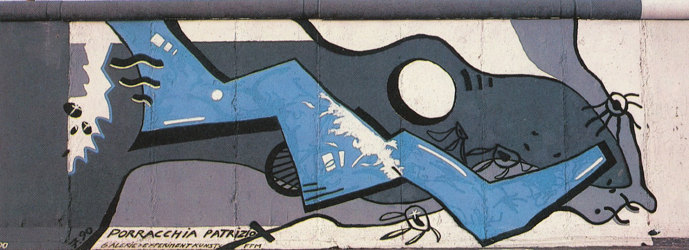Patrizio Porracchia, Der Blitz, 1990 © Stiftung Berliner Mauer, Foto: Patrizio Porracchia