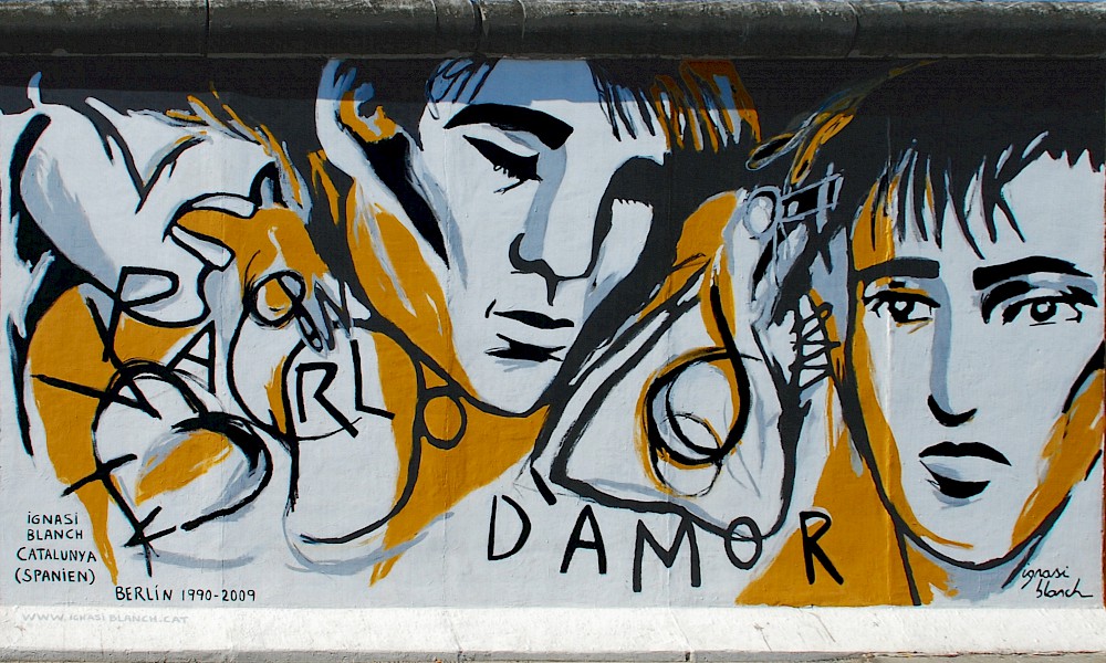 Ignasi Blanch Gisbert, Parlo d‘amor, 2009 © Stiftung Berliner Mauer, Foto: Günther Schaefer
